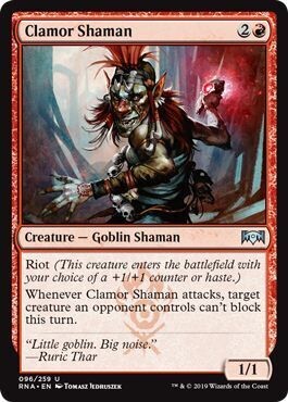 Clamor Shaman 096/259 - Ravnica Allegiance Singles