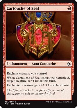 Cartouche of Zeal 124/269 - Amonkhet Singles