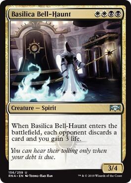 Basilica Bell-Haunt 156/259 Ravnica Allegiance Singles  (Español)