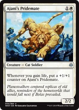 Ajani&#39;s Pridemate 004/264 - War of the Spark Singles