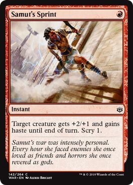 Samut&#39;s Sprint 142/264 War of the Spark Singles