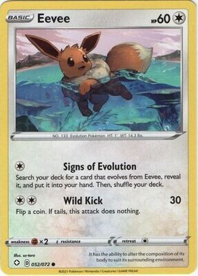 Eevee - 052/072 - Common Shining Fates Singles