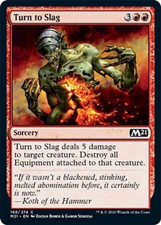 Turn to Slag 168/274 - Magic 2021 (M21) Singles