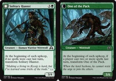 Solitary Hunter | One of the Pack 229/297 - Shadows over Innistrad Singles (Francés)