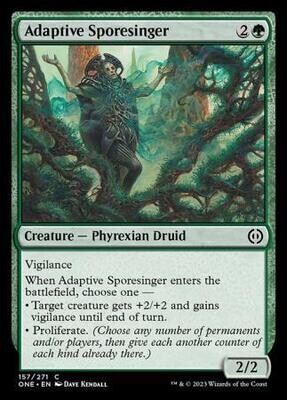 Adaptive Sporesinger 157/271
Phyrexia All Will Be One Singles