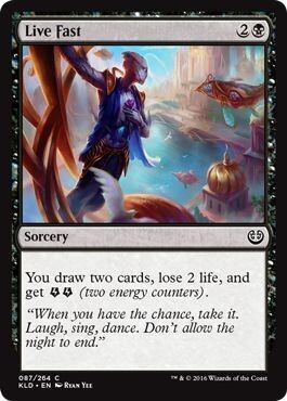 Live Fast 087/264
Kaladesh Singles(Español)