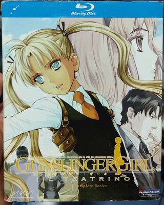 BA Gunslinger Girl Il Teatrino Blu Ray Original Usado Completo