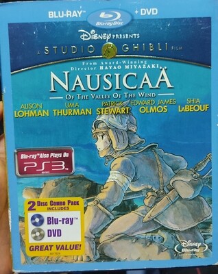 BA Nausicaa of the Valley of The Wind Blu Ray Original Usado Completo Ghibli