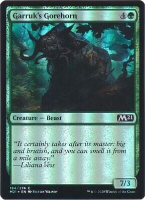 Garruk&#39;s Gorehorn 184/274 - Foil
Magic 2021 (M21) Foil Singles