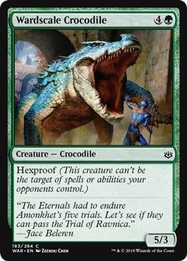 Wardscale Crocodile 183/264 - War of the Spark Singles (Español)