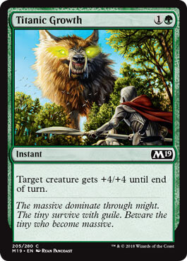 Titanic Growth 205/280 - Magic 2019 (M19) Singles (Español)