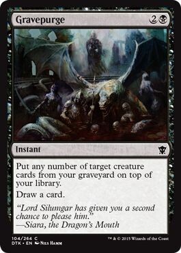 Gravepurge 104/264 Dragons of Tarkir Singles