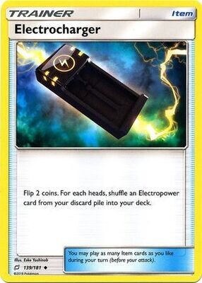 Electrocharger - 139/181 - Uncommon
Sun &amp; Moon: Team Up Singles