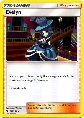 Evelyn - 141/181 - Uncommon
Sun &amp; Moon: Team Up Singles