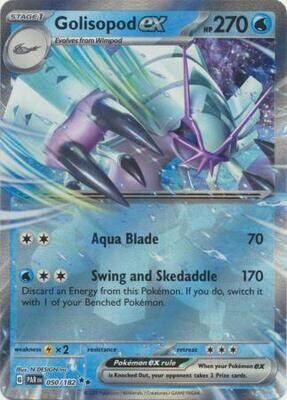 Golisopod ex - 050/182 - Ultra Rare
Scarlet &amp; Violet: Paradox Rift Singles (Espanol)