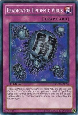 Eradicator Epidemic Virus - SDGU-EN034 - Common 1st Edition Structure Deck: Gates of the Underworld 1st Edition Singles