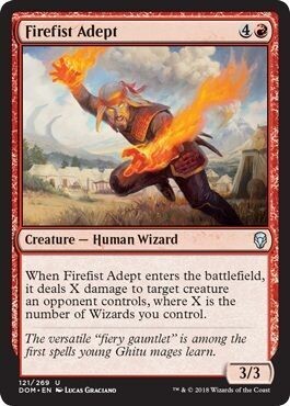Firefist Adept 121/269 - Dominaria Singles (Español)