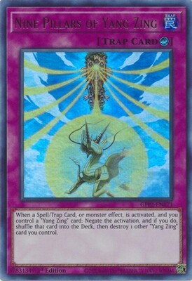 Nine Pillars of Yang Zing - GFP2-EN171 - Ultra Rare 1st Edition Ghosts From The Past: The 2nd Haunting 1st Edition Singles