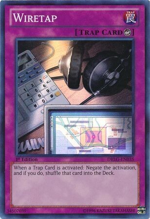 Wiretap - DRLG-EN035 - Super Rare 1st Edition Dragons of Legend 1st Edition Singles