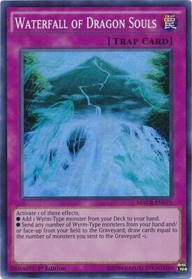Waterfall of Dragon Souls - MACR-EN078 - Super Rare 1st Edition Maximum Crisis 1st Edition Singles