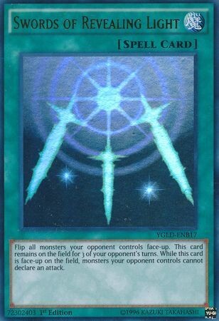 Swords of Revealing Light - YGLD-ENB17 - Ultra Rare 1st Edition
Yugi&#39;s Battle City Deck 1st Edition (YGLD-ENB)