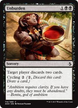 Unburden 114/269 - Amonkhet Singles