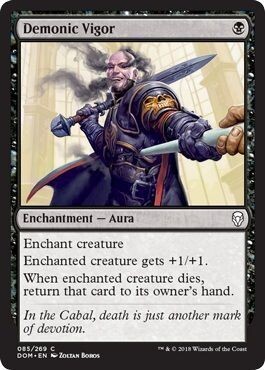 Demonic Vigor 085/269 Dominaria Singles