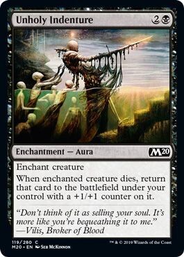 Unholy Indenture 119/280 Magic 2020 (M20) Singles (Español)