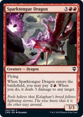 Sparktongue Dragon 202/361 - Commander Legends Singles