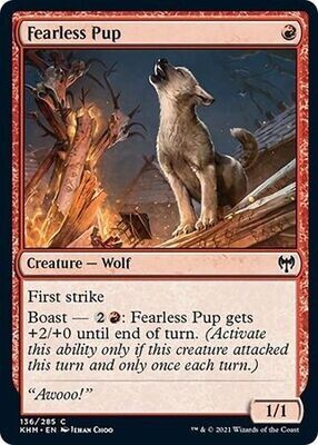 Fearless Pup 136/285 Kaldheim Singles
