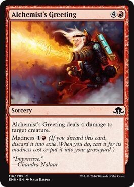 Alchemist&#39;s Greeting 116/205
Eldritch Moon Singles  (Japones)