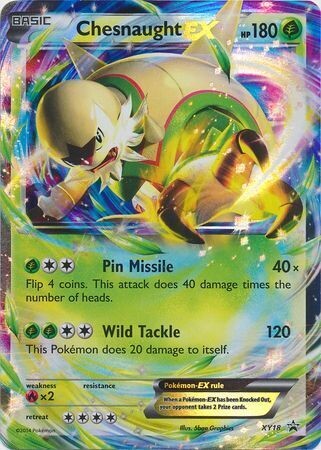 SJ Chesnaught EX - XY18 - Ultra Rare
Pokemon XY Promos