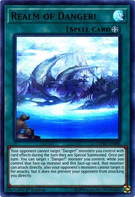 Realm of Danger! - CYHO-EN086 - Ultra Rare 1st Edition Cybernetic Horizon 1st Edition Singles