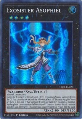 SH Exosister Asophiel - GRCR-EN020 - Super Rare 1st Edition
The Grand Creators 1st Edition Singles