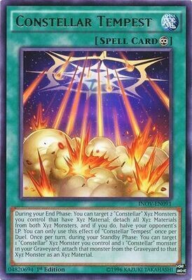 Constellar Tempest - INOV-EN091 - Rare 1st Edition Invasion Vengeance 1st Edition Singles