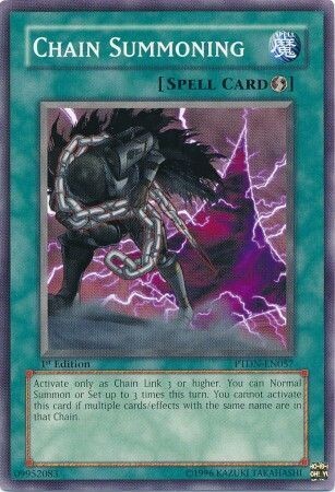 Chain Summoning - PTDN-EN057 - Common 1st Edition Phantom Darkness [PTDN] Singles