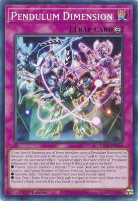 Pendulum Dimension - LDS3-EN134 - Common 1st Edition Legendary Duelists: Season 3 [LDS3] 1st Edition Singles