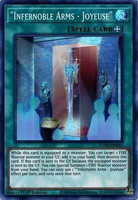 Infernoble Arms - Joyeuse - ROTD-EN055 - Super Rare 1st Edition Rise of the Duelist [ROTD] 1st Edition Singles