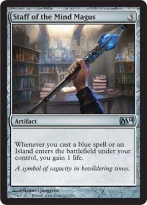 Staff of the Mind Magus
Magic 2014 (M14) Singles (Español)