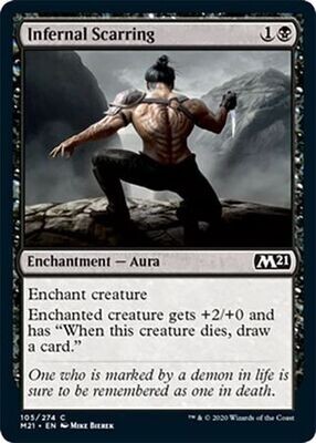 Infernal Scarring 105/274 - Magic 2021 (M21) Singles (Español)