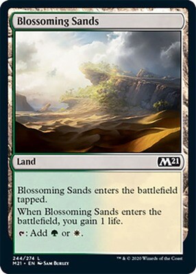 Blossoming Sands 244/274 Magic 2021 (M21) Singles