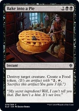 Bake into a Pie 076/269
Throne of Eldraine Singles (Español)