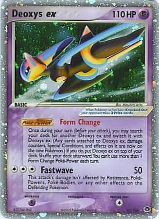 SH Deoxys ex (Speed) - 93/106 - Ultra-Rare
Ex Emerald Singles