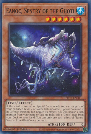 Eanoc, Sentry of the Ghoti - POTE-EN088 - Common 1st Edition Power of the Elements 1st Edition Singles