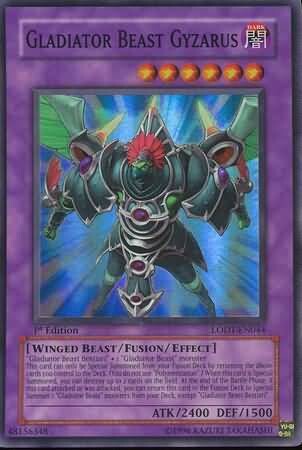 Gladiator Beast Gyzarus - LODT-EN044 - Super Rare 1st Edition
Light of Destruction [LODT] Singles