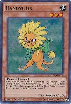 SH Dandylion - DUSA-EN059 - Ultra Rare 1st Edition Duelist Saga 1st Edition Singles