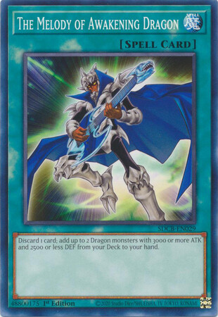 The Melody of Awakening Dragon - SDCB-EN029 - Common 1st Edition
Legend of the Crystal Beasts 1st Edition Singles