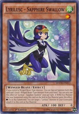 Lyrilusc - Sapphire Swallow - MACR-EN013 - Common 1st Edition Maximum Crisis 1st Edition Singles (Espanol)