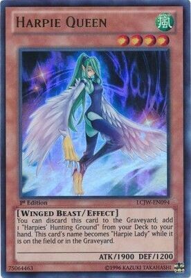 SH Harpie Queen - LCJW-EN094 - Ultra Rare
Legendary Collection 4: Joey&#39;s World [LCJW]