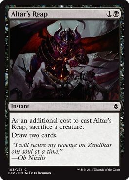Altar&#39;s Reap 103/274 Battle for Zendikar Singles (Español)